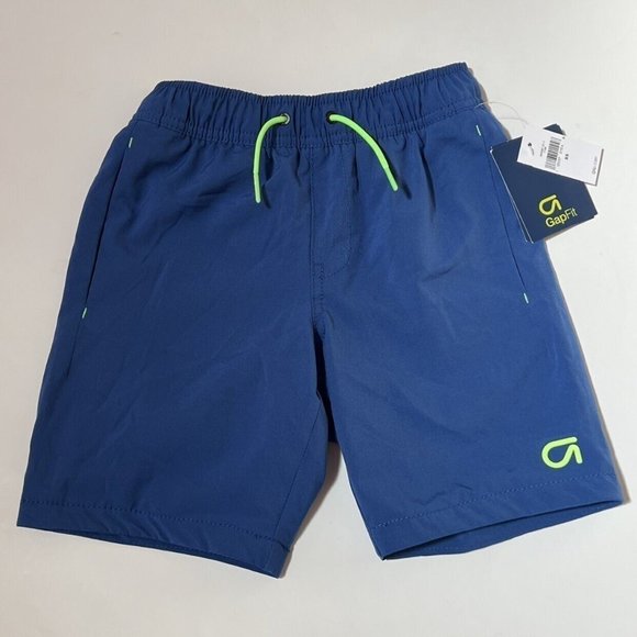 GAP Swim New Gap Sz Xs Blue Neon Green Board Shorts Swim Poshmark